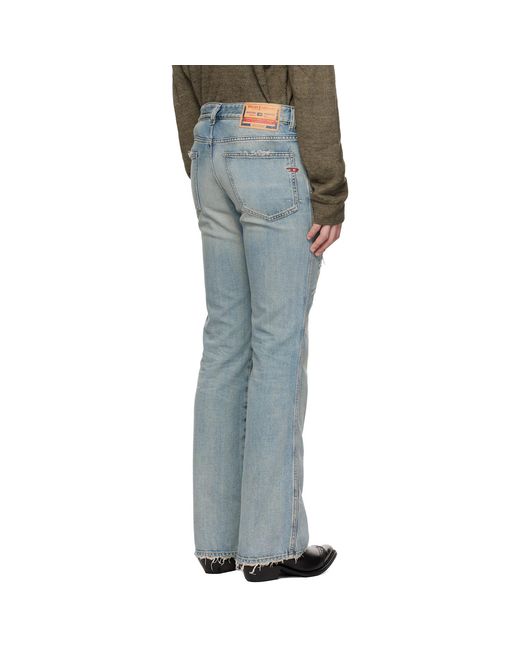 DIESEL Blue Regular Waist 1998 D-Buck Bootcut Jeans for men