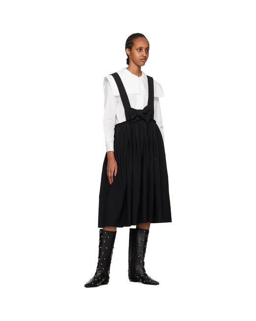 Toga Black Ssense Exclusive Embellished Boots