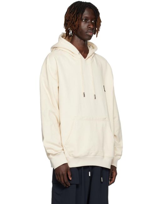 Wooyoungmi White Ssense Exclusive Beige Hoodie for men