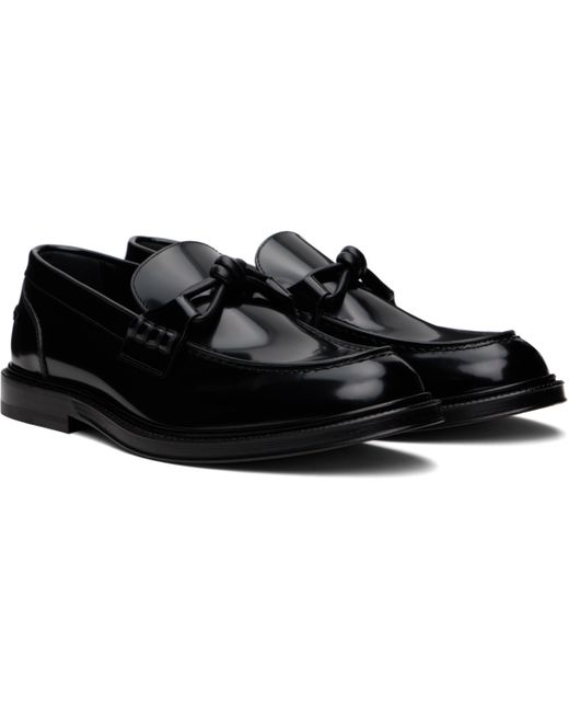メンズ Bottega Veneta ブラック Astaire ローファー Black