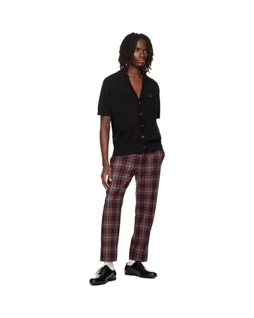Vivienne Westwood Black Polo Cardigan for men