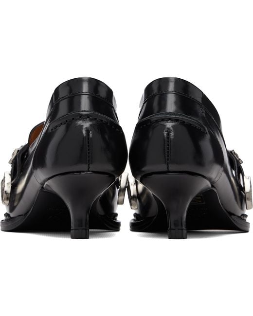 Toga Black Aj1512 Heels