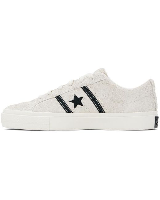 Converse Black Taupe One Star Academy Pro Suede Low Top Sneakers for men