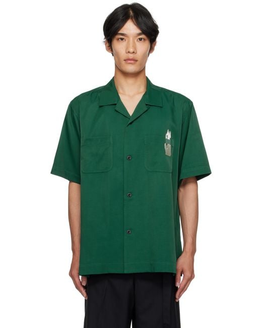 メンズ Sacai グリーン 'Where The Wild Things Are' シャツ Green