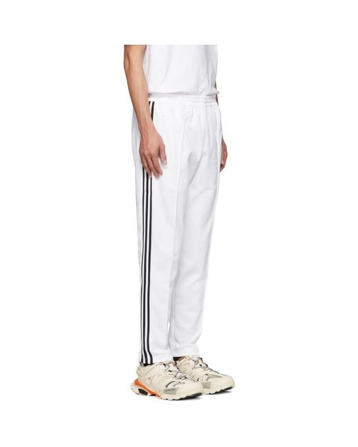 adidas Originals White Franz Beckenbauer Track Pants for Men | Lyst