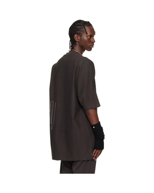 Rick Owens Black Moncler + Jumbo Ss T-Shirt for men