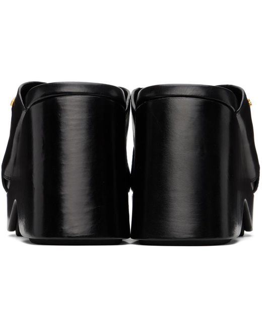 Sandales à talon compensé float noires à brides entrecroisées Alexander Wang en coloris Black