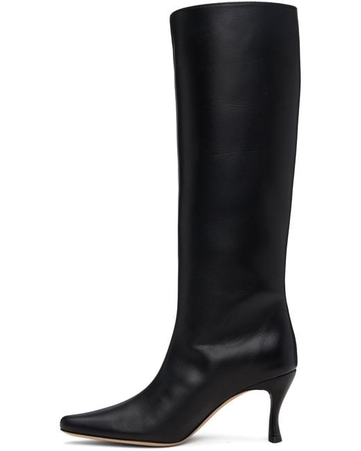 By Far Black Stevie 42 Knee-High Tall Boots