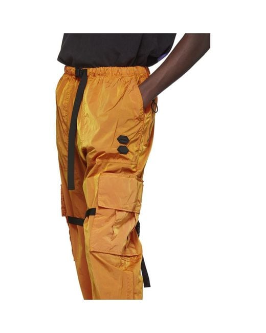 off white orange cargo pants