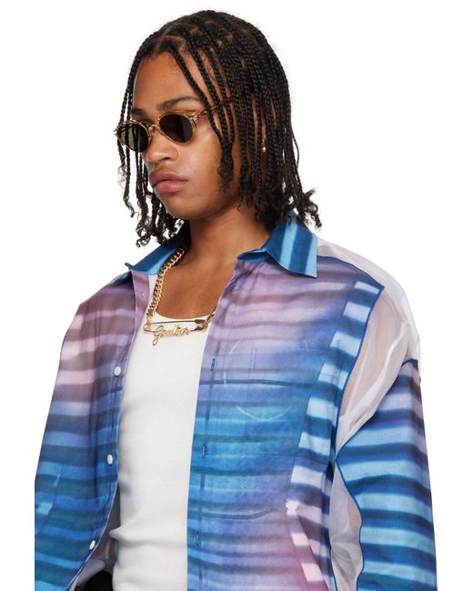 Jean Paul Gaultier Black 'The 56-5102' Sunglasses for men