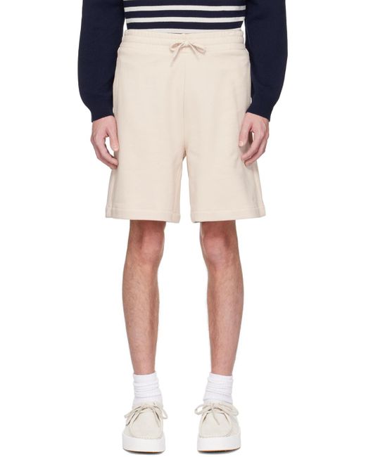 A.P.C. Black . Beige Colorado Shorts for men