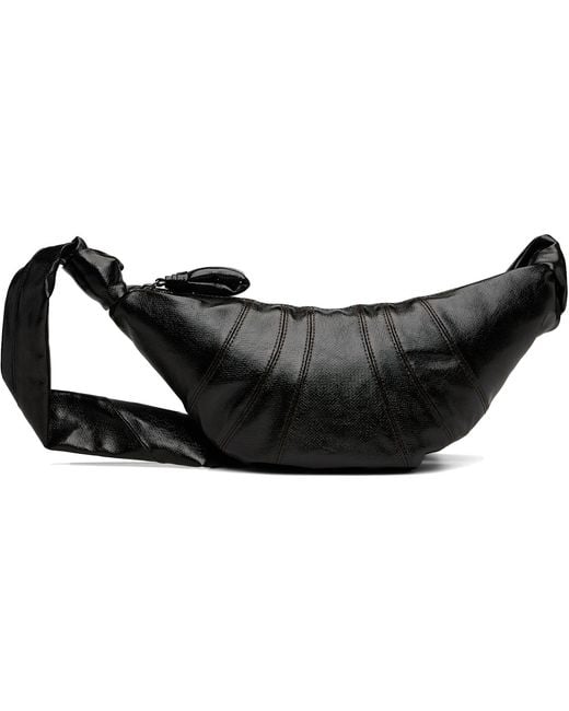 Lemaire Black Small Croissant Bag