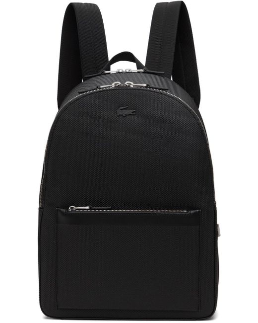 Lacoste Black Chantaco Backpack for men