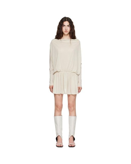 Belle Anna White Alder Minidress