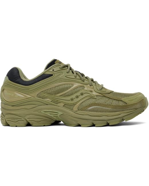 メンズ Saucony カーキ Progrid Omni 9 Armor スニーカー Black