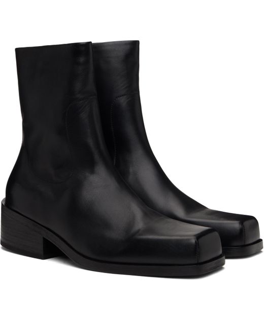 メンズ Marsèll ブラック Cassello アンクルブーツ Black