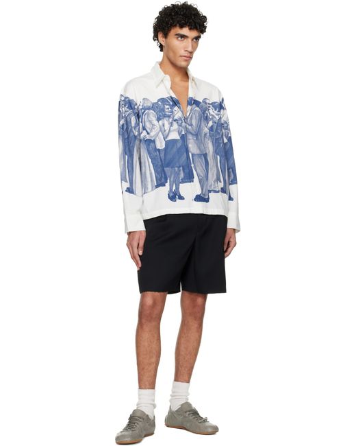 Baskets De Style Ballerine Grises En Cuir Abra pour homme en coloris Black