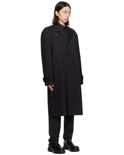 Wooyoungmi Black Single Coat for men
