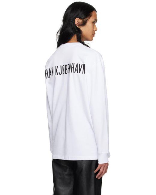 Han Kjobenhavn White Ssense Exclusive Long Sleeve T-shirt for men