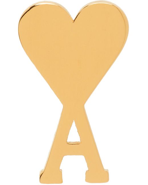 AMI Yellow Gold Ami De Cœur Single Earring