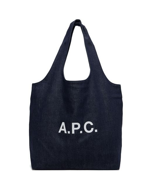 A.P.C. Blue Ninon Tote