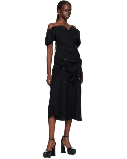Vivienne Westwood Black Cj Midi Skirt