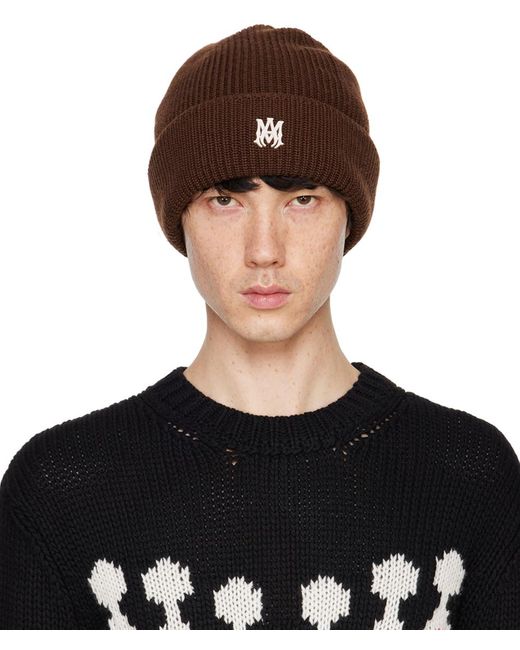 Amiri Black Ma Beanie for men