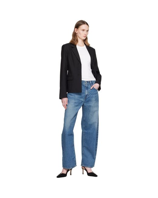 Levi's Blue Drop Barrel Jeans