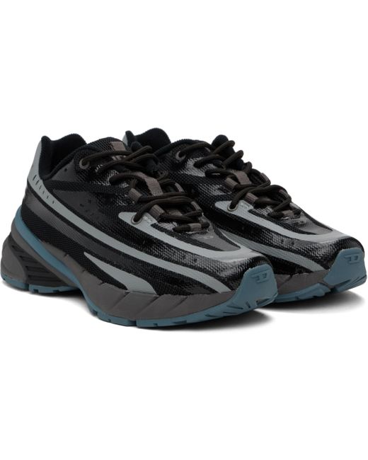 メンズ DIESEL ブラック D-Airspeed ローカットスニーカー Black