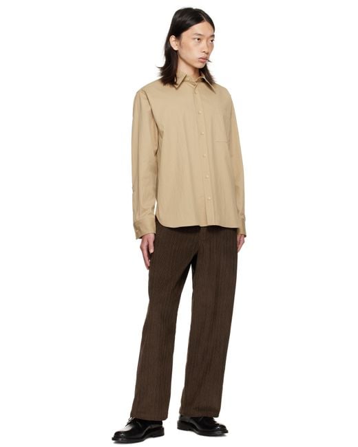 Pantalon Brun En Velours Côtelé À Poches colbo pour homme en coloris Brown