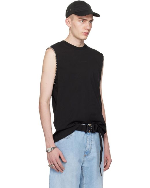 1017 ALYX 9SM Black Ball Chain Tank Top for men