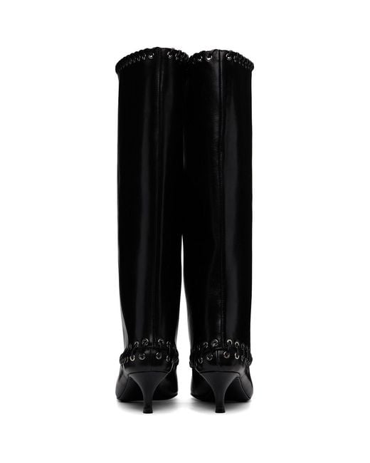 August Barron Black Level Tall Boots