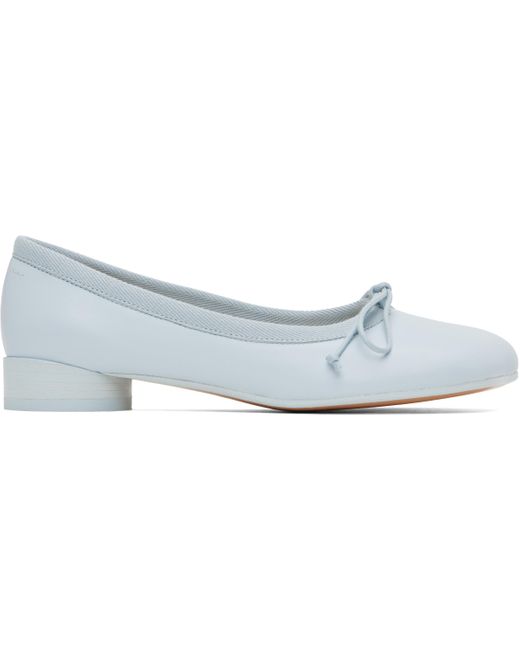 MM6 by Maison Martin Margiela ブルー Anatomic クラシック バレエシューズ Black