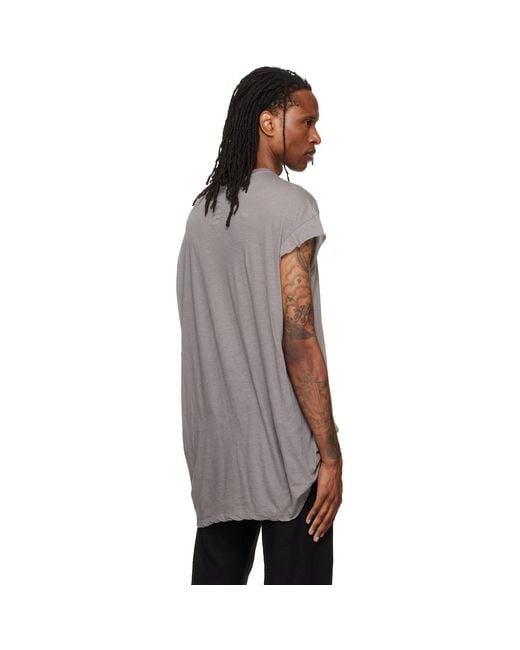 Rick Owens Gray Tower Rick S Jumbo S/S T-Shirt for men