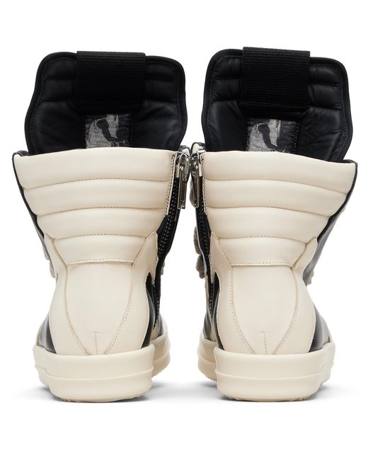 Rick Owens Blue Temple Jumbolace Geobasket Sneakers for men
