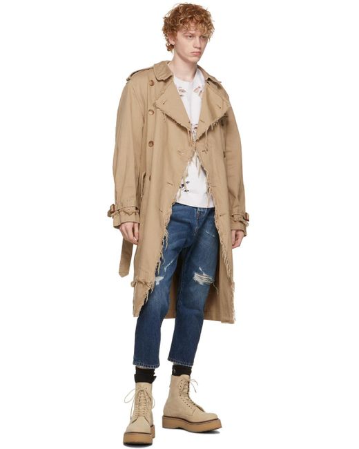 distressed oversized sweatshirt