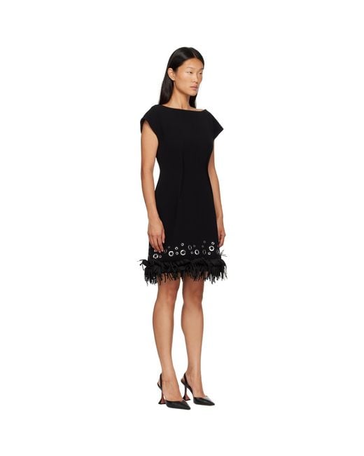 Proenza Schouler Black Grazziela Minidress