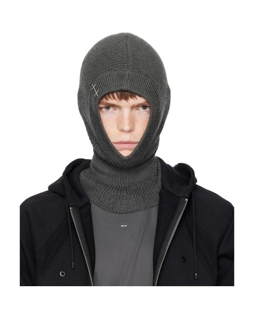 HELIOT EMIL Black Nebula Balaclava for men
