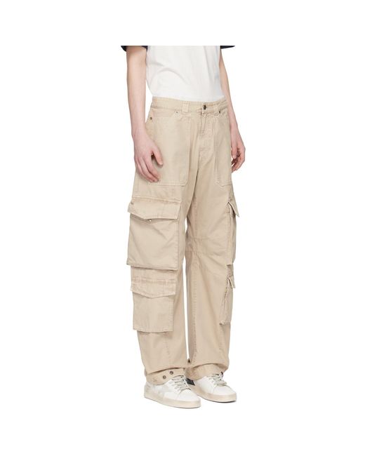 Golden Goose Deluxe Brand Natural En Goose Pocket Cargo Pants for men