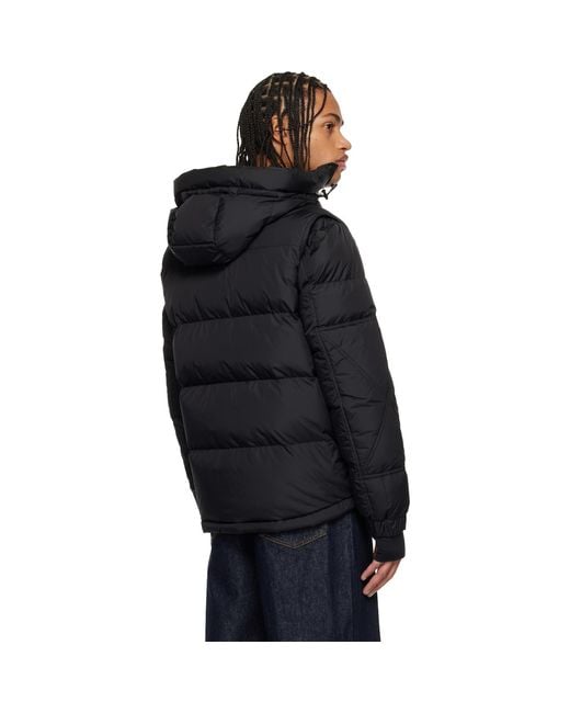 Moncler Black Kasanka Hooded Down Ski Jacket for men