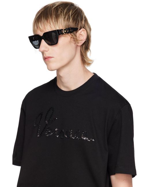 Black medusa versace sunglasses hotsell