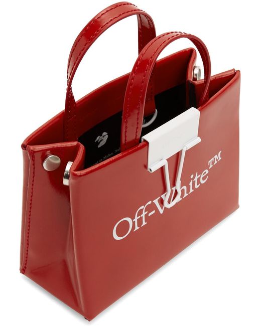 Off-White c/o Virgil Abloh Baby Box Bag in Red