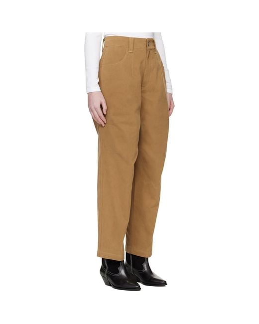 Isabel Marant Natural Tan Opalyna Jeans