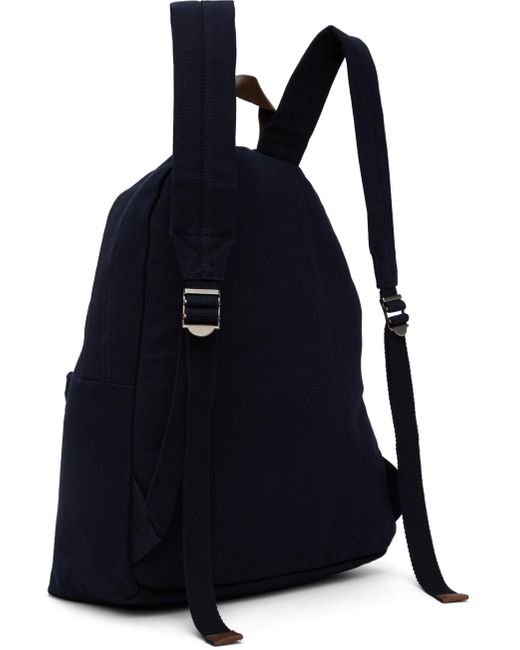 Polo Ralph Lauren Black Polo Bear Canvas Backpack for men