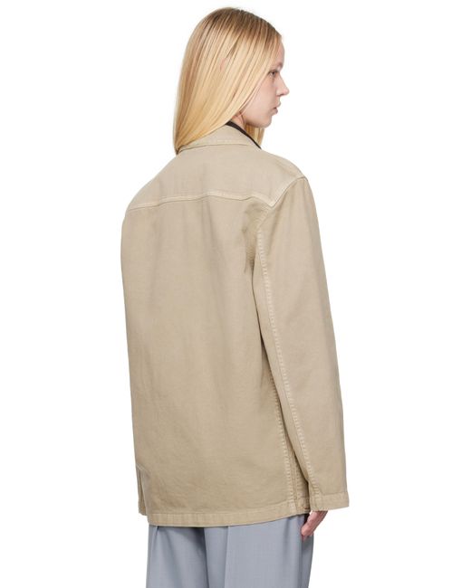 Lemaire ベージュ Workwear テーラードジャケット Natural