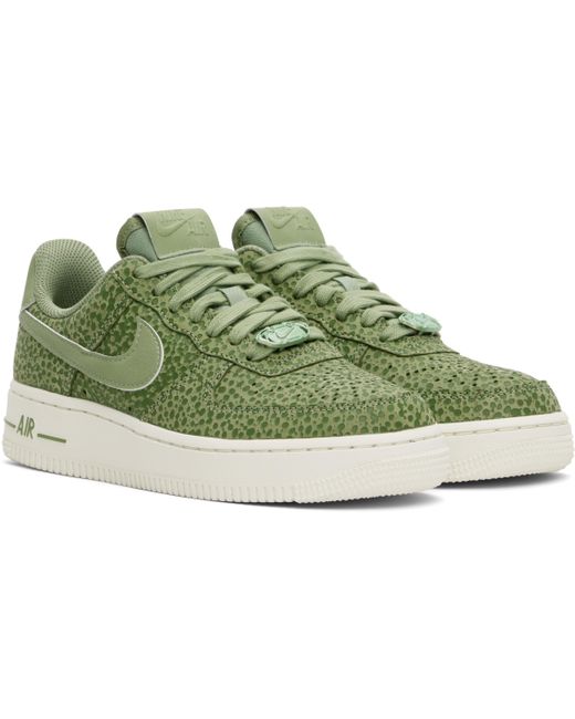 Nike Green Air Force 1 '07 Premium Sneakers