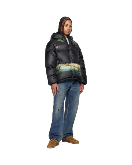 Undercover Black Ssense Exclusive Uc2E9204 Down Jacket for men