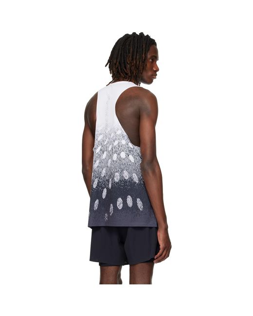 On Shoes Black Zero Singlet Running Top for men