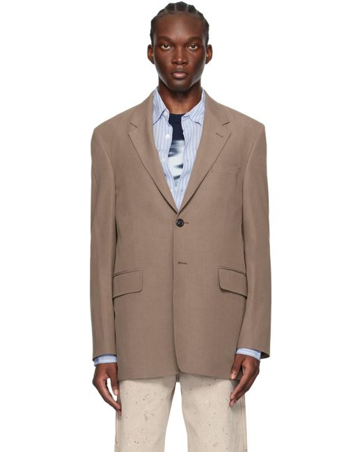 Our Legacy Multicolor Taupe Vienna Blazer for men