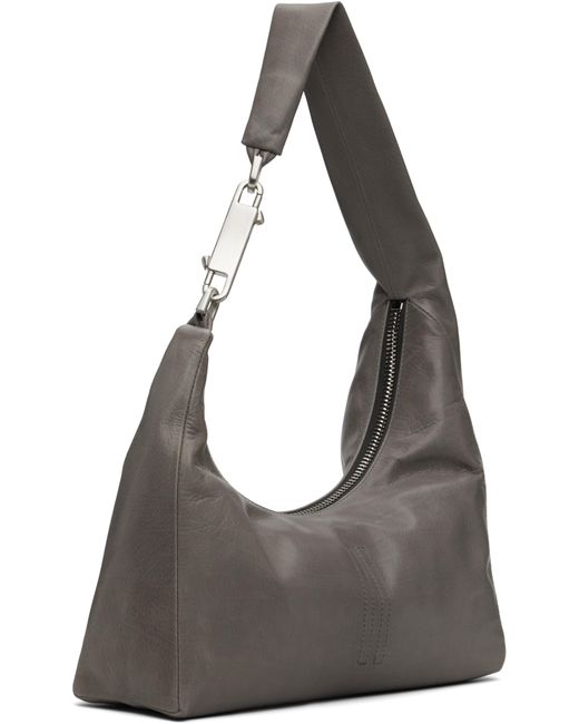 Rick Owens Gray Concordians Small Gemini Bag for men